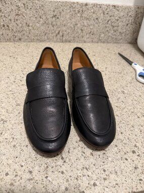 $138 Madewell The Lacey Loafers, Black, Women's 10 US EXCELLENT